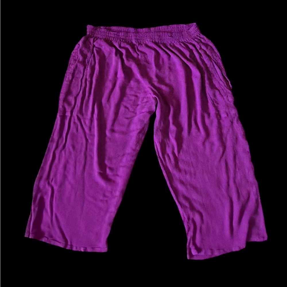 One size purple pants mission canyon made in Italy like new